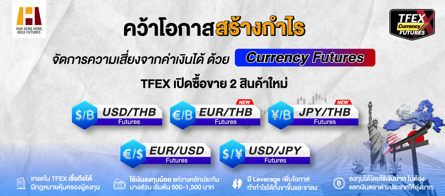 TFEX New Currency Futures Banner Desktop